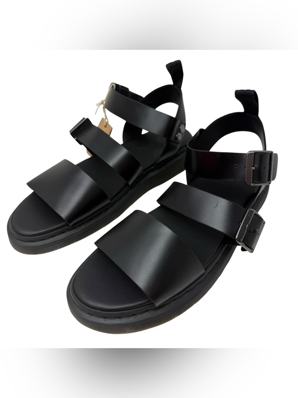 Dr. Martens Gryphon Size Men’s 13 Gladiator Strap Sandals buckle black NWT